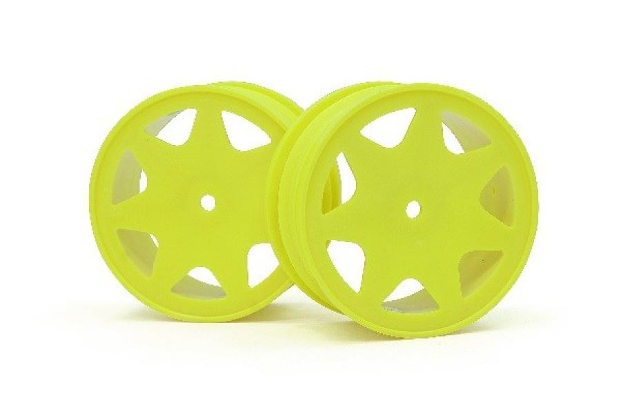 HPI Racing  ULTRA 7 WHEELS YELLOW 30MM (2PCS) 100620