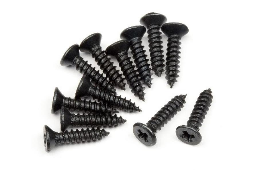 HPI Racing  TP. Flat Head Screw M2.6x12mm (12pcs) 101273