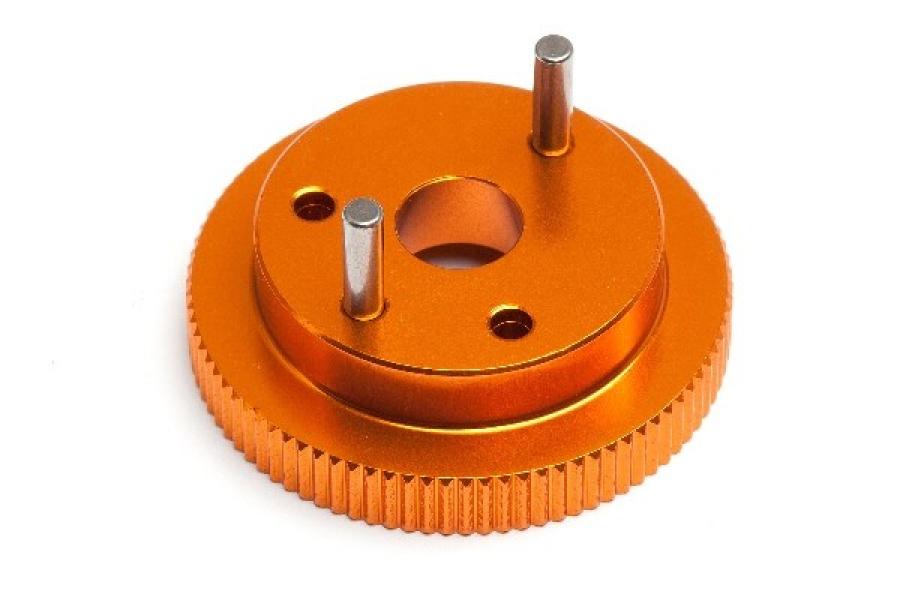 HPI Racing  Flywheel (For 2Pcs Shoe) Trophy Series (Orange) 101759