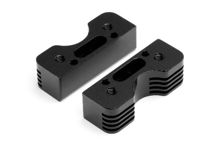 HPI Racing  CNC Engine Cooling Mount Set Trophy Series (Black) 101771