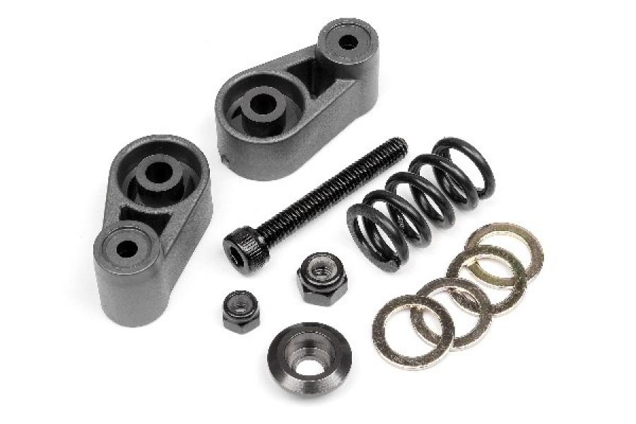 HPI Racing  SERVO SAVER SET (GUNMETAL) 102165