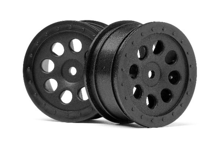 HPI Racing  ST-8 WHEEL BLACK (0mm OFFSET/2pcs) 103039