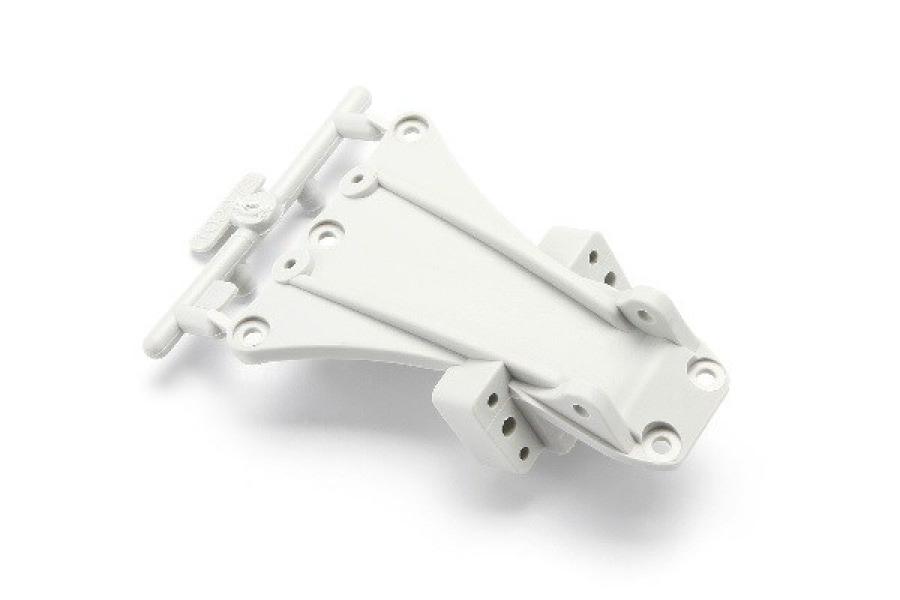 HPI Racing  HIGH PERFORMANCE FRONT CHASSIS BRACE (WHITE) 104664