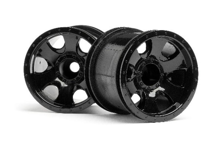 HPI Racing  WARLOCK WHEEL BLACK (2.2IN/2PCS) 106724