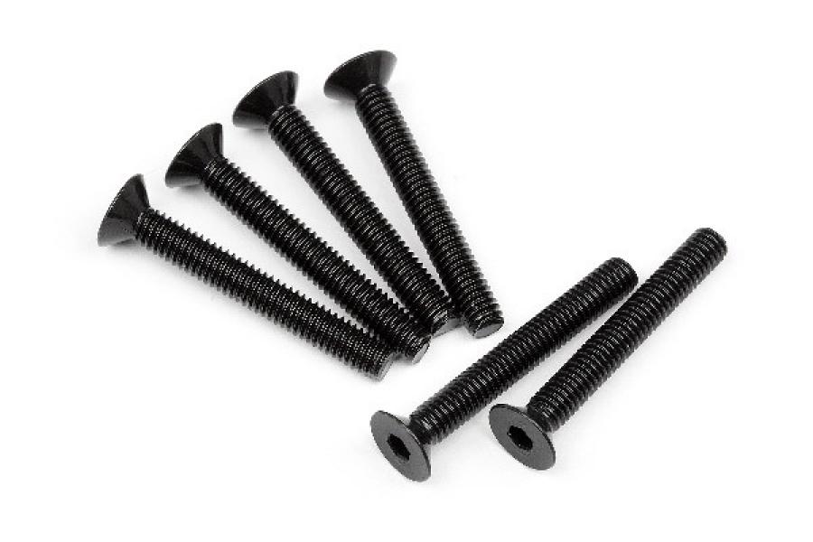 HPI Racing  FLAT HEAD SCREW M4X30MM (HEX SOCKET/6PCS) 107908