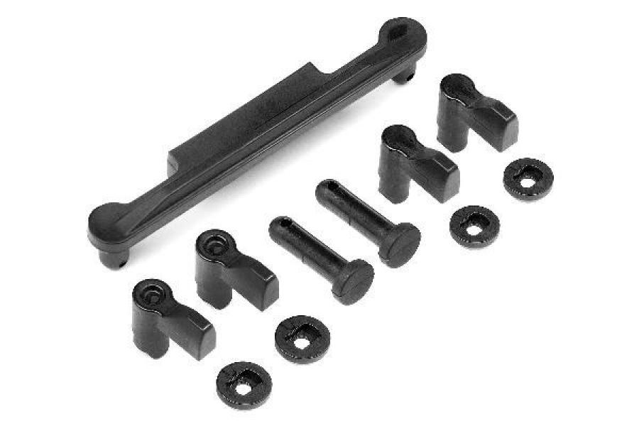 HPI Racing  BATTERY BOX LATCH/MOUNT SET 108720