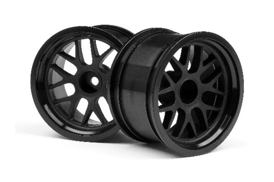 HPI Racing  BBS SPOKE WHEEL 48X31MM BLACK (9MM OFFSET/2PCS) 109156