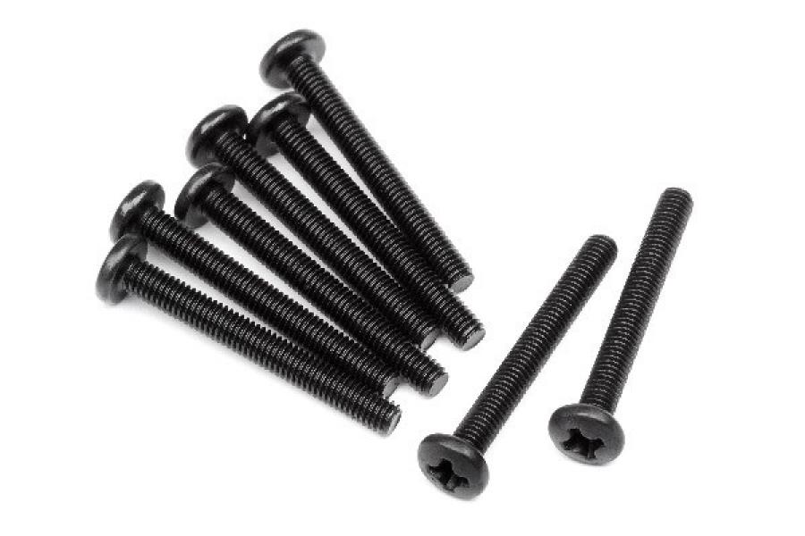 HPI Racing  BINDER HEAD SCREW M3X25MM (8PCS) 110211