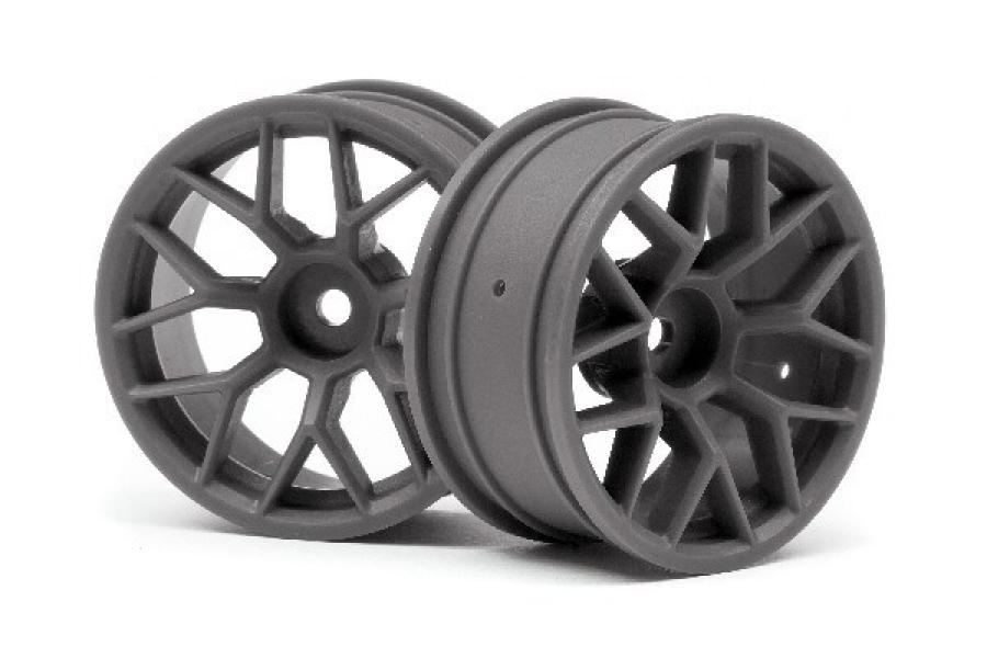 HPI Racing  RTR WHEEL 26MM GUNMETAL (6MM OFFSET/2PCS) 112812