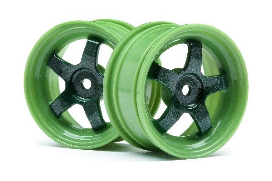 HPI Racing  Work Meister S1 Wheel Green 26mm (0mm Os/2Pcs) 113095