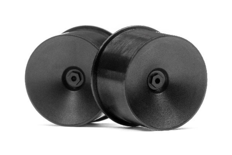 Q32 Dish Wheel Set (Black/22X14/4Pcs) 116017