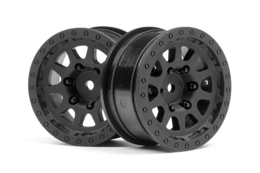 Cr-10 Wheel 1.9 (Black/2Pcs) 116840