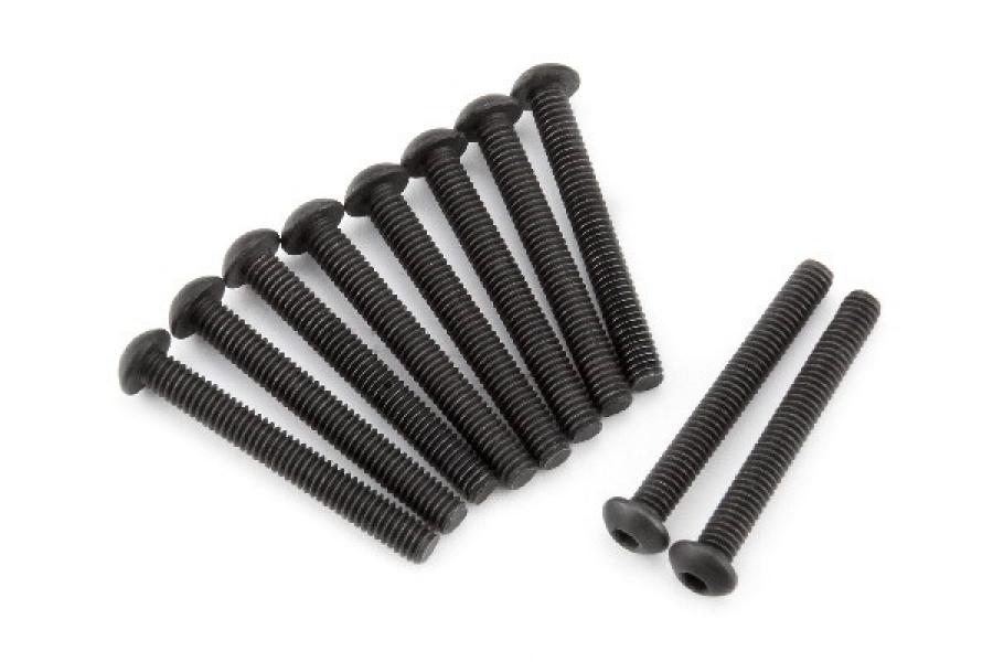 Button Head Screw M2.5X20Mm (Hex Socket/10Pcs) 116864