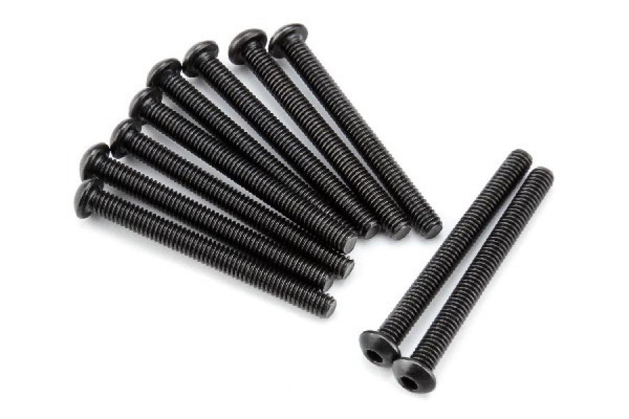 Button Head Screw M2.5X25Mm (Hex Socket/10Pcs) 116865