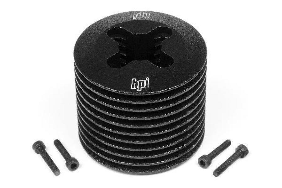 HPI Racing  ALUMINUM HEATSINK HEAD (BLACK/F3.5) 1458