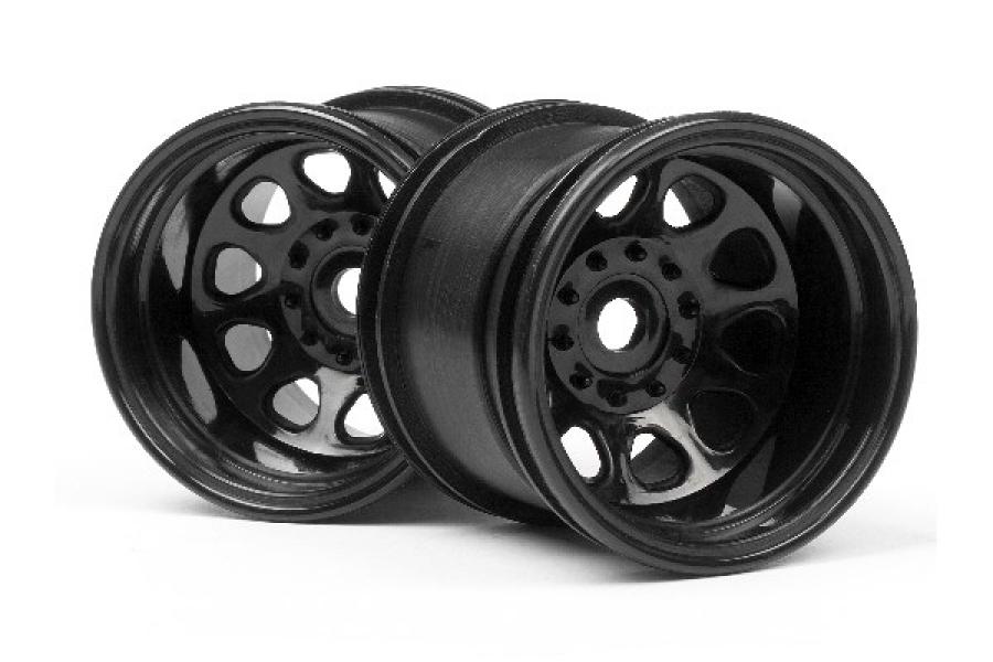 HPI Racing  CLASSIC KING WHEEL BLACK (2.2IN/2PCS) 3061