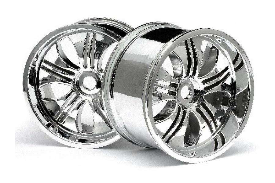 TREMOR WHEEL CHROME (115X70MM 7INCH/2PCS)