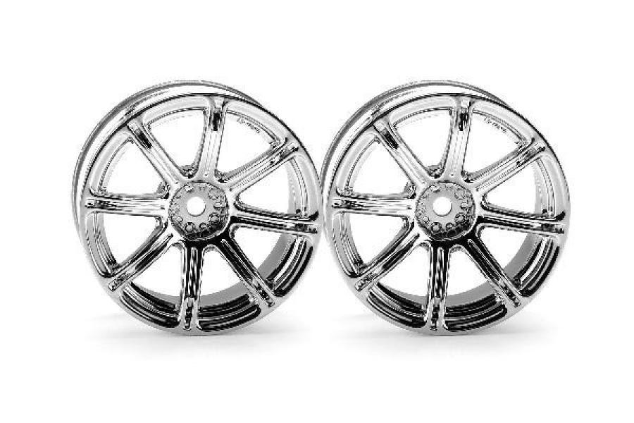 HPI Racing  Work Emotion Xc8 Wheel 26mm Chrome (6mm Offset) 3301