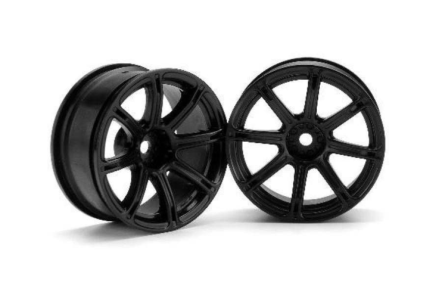 HPI Racing  WORK EMOTION XC8 WHEEL 26mm BLACK (6mm OFFSET) 3307