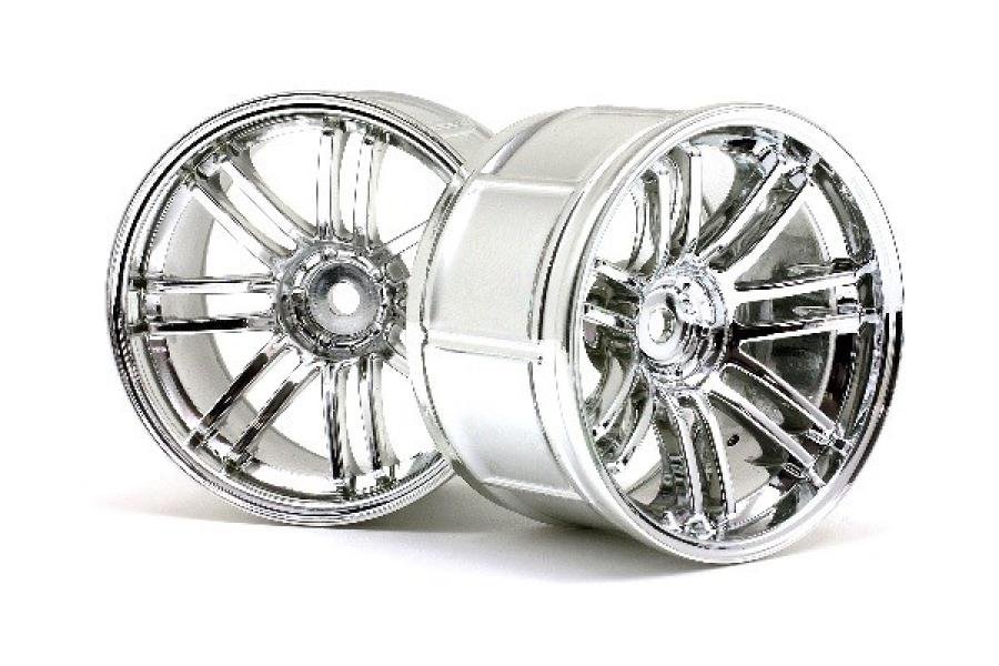 HPI Racing  Lp35 Wheel Rays Volkracing Re30 Chrome (2Pcs) 3342