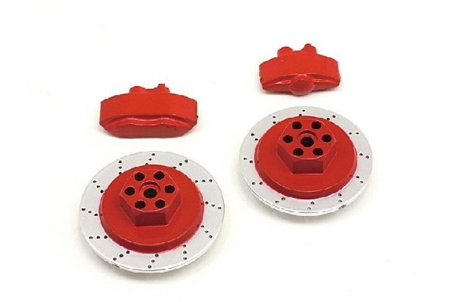 HPI Racing  E10 BRAKE DISC & CALIPER SET (RED) 33450