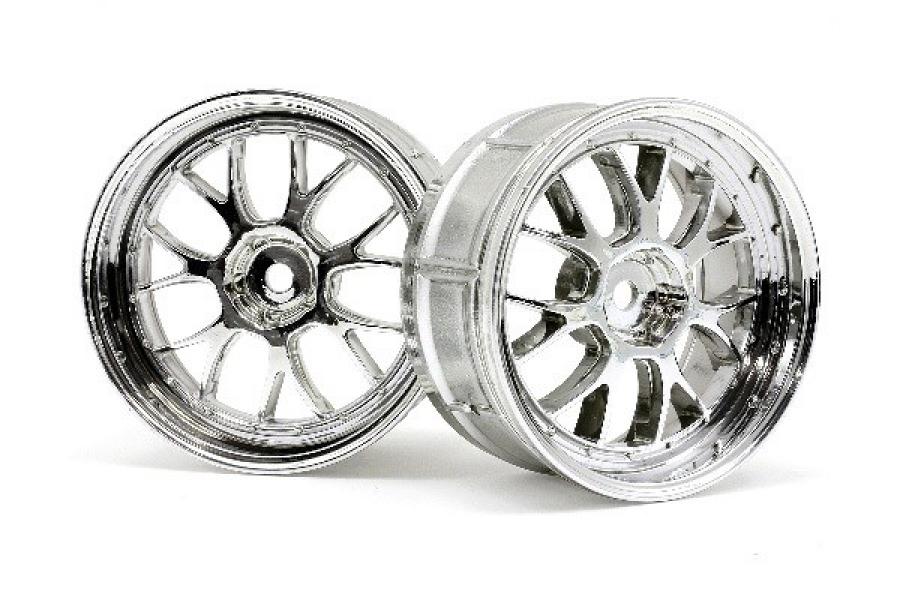 HPI Racing  Lp29 Lm-R Wheel Chrome (2Pcs) 33459