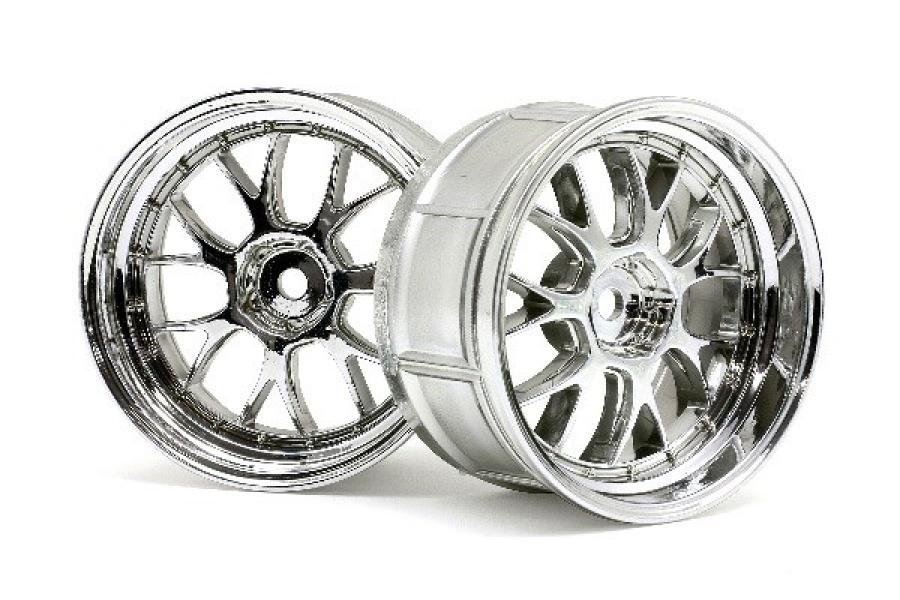 HPI Racing  Lp32 Lm-R Wheel Chrome (2Pcs) 33460