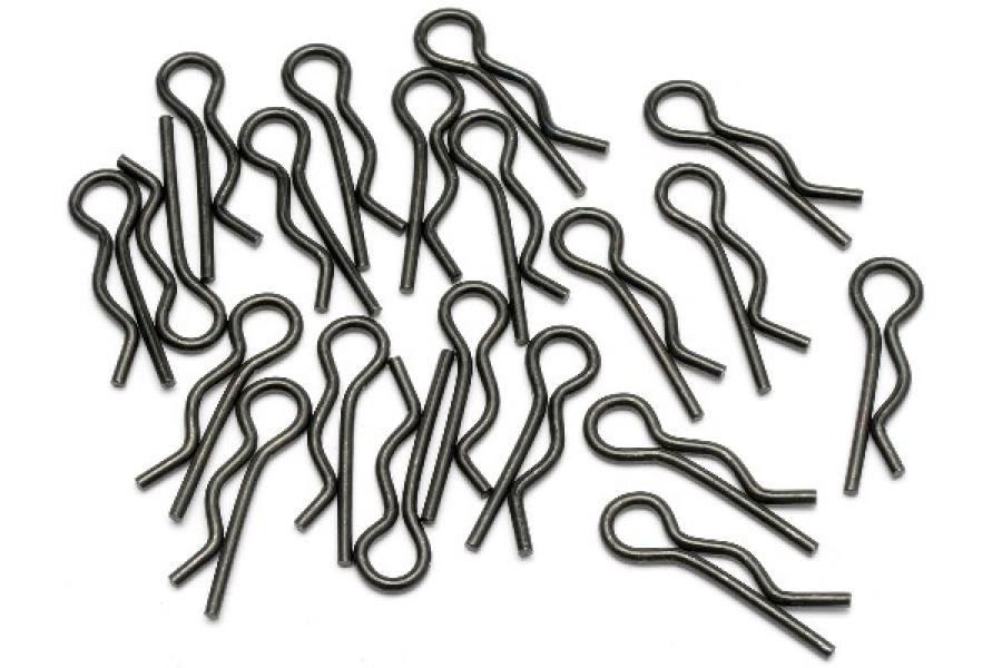 Body Clip (8Mm/Black/20Pcs) 6203