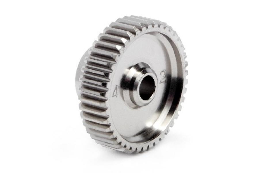Aluminium Racing Pinion Gear 42 Tooth (64 Pitch) 76542