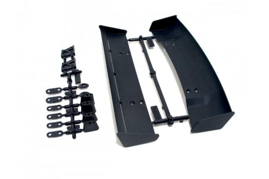 HPI Racing  MOLDED WING SET (2 TYPES/1/10 SCALE/BLACK) 85197