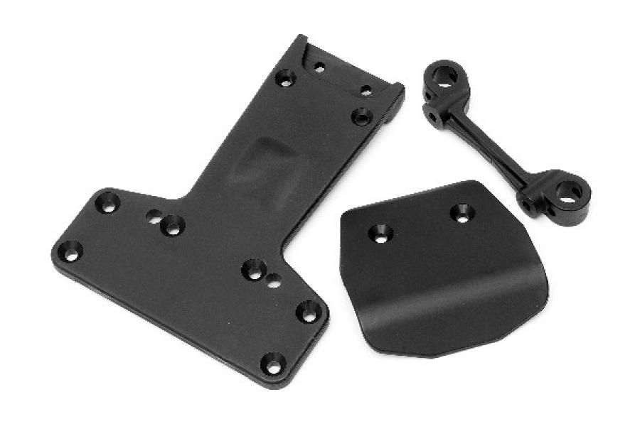 HPI Racing  Skid Plate/Rear Chassis Set 85210