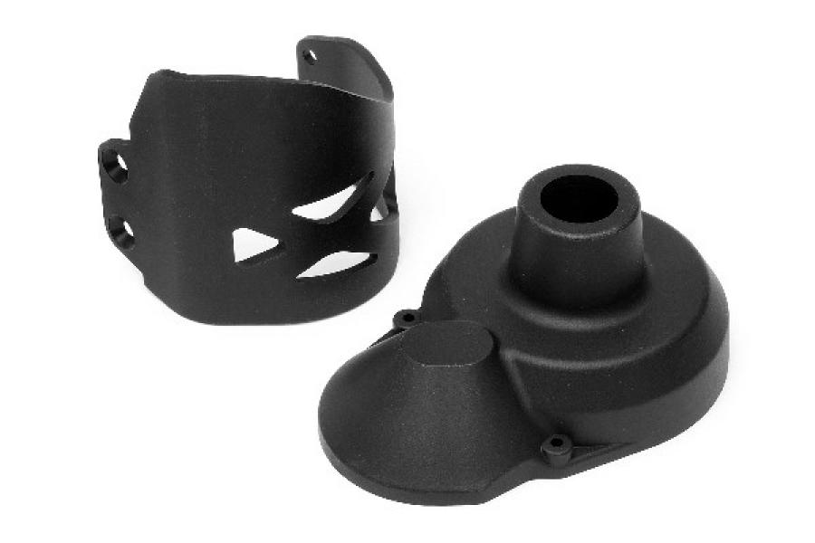 HPI Racing  GEAR COVER/MOTOR GUARD SET 85211