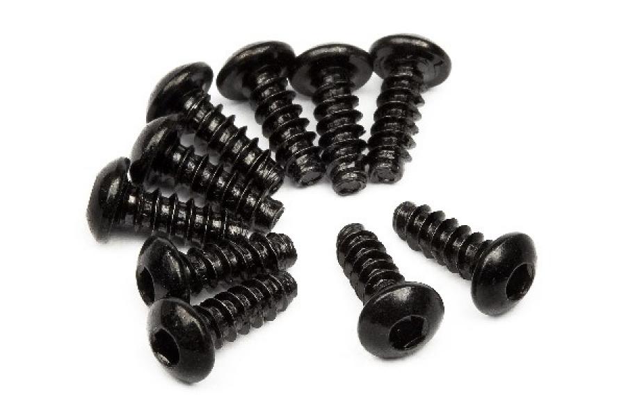 HPI Racing  TP. BUTTON HEAD SCREW M3x8mm (HEX SOCKET/10pcs) 94353