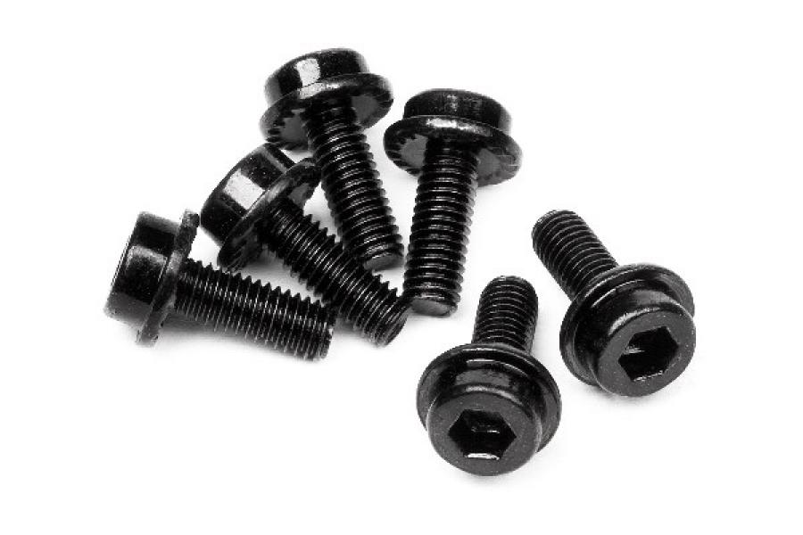 Flanged Cap Head Screw M3X8Mm (6Pcs) 94453