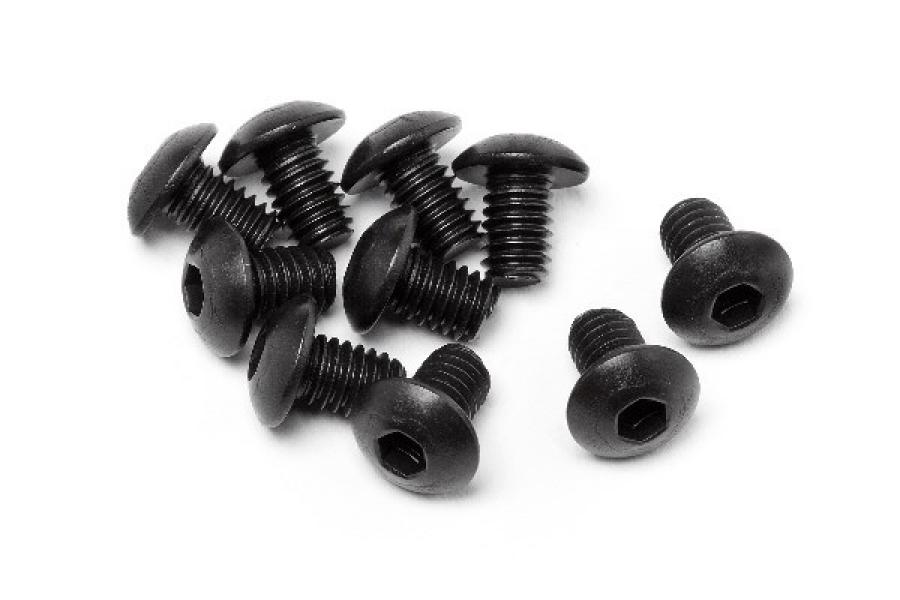 HPI Racing  BUTTON HEAD SCREW M4x6mm (HEX SOCKET/10pcs) 94552