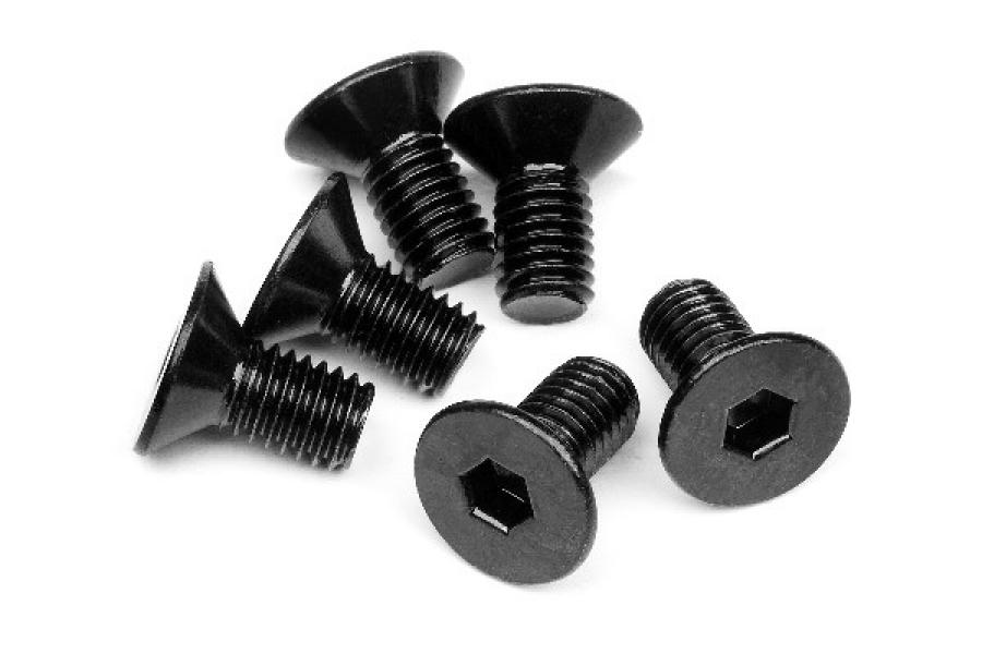 Flat Head Screw M5x10mm (Hex Socket/6pcs) 94727