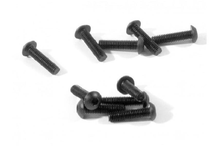 HPI Racing  Button Head Screw M3X12mm (Hex Socket/10 Pcs) Z354