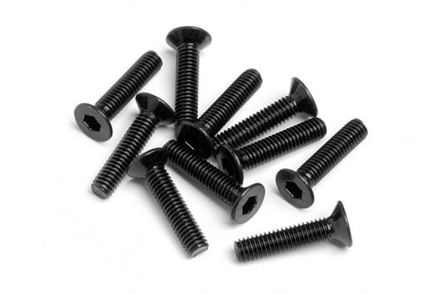 HPI Racing  FLAT HEAD SCREW M2.5x12mm (HexSocket/10pcs) Z449