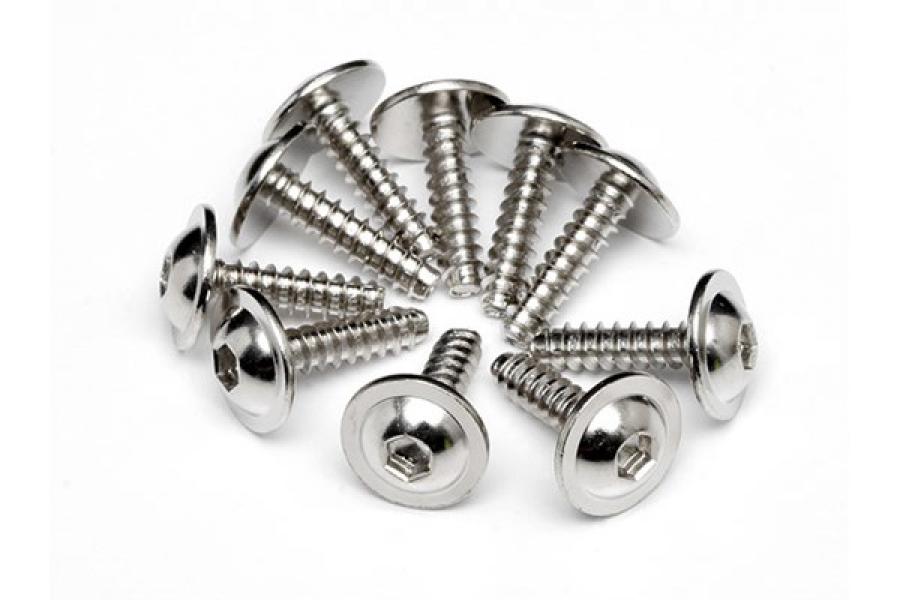 Tp. Flanged Screw M2.6X10Mm (Hex Socket/10Pcs) Z489
