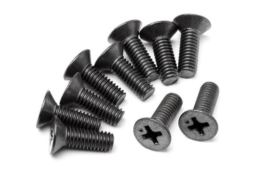 HPI Racing  Flat Head Screw M4X12mm (6Pcs) Z623