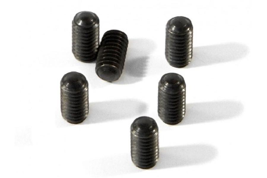 HPI Racing  Set Screw M4X8mm (Round Point/6Pcs) Z724