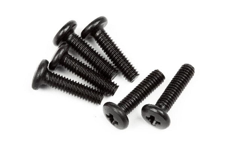 Button Head Screw M2.5 x 10mm 6Pcs