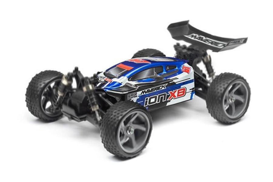 Maverick Buggy Painted Body Blue With Decals (Ion Xb) Mv28066