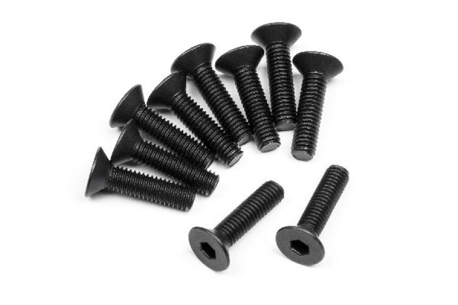 FLAT HEAD SCREW M3X12MM (10PCS)