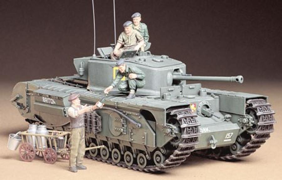 Tamiya 1/35 British Churchill Mk.VII pienoismalli