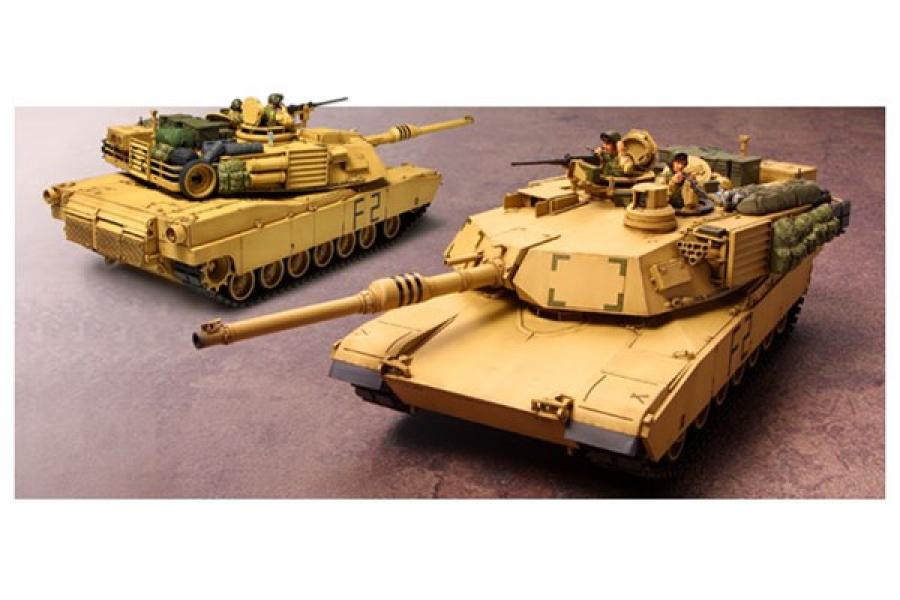 Tamiya 1/35 M1A2 Abrams Operation Iraqi Freedom pienoismalli