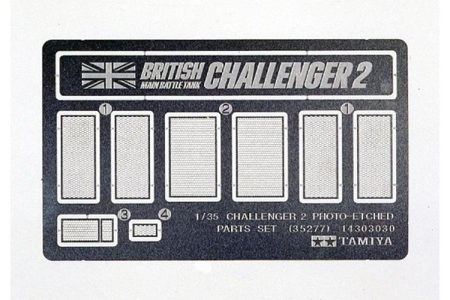 Tamiya 1/35 Challenger 2 Photo-Etched Parts Set lisätarvike