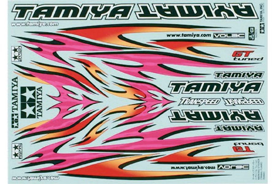 Tamiya STICKER TRIBAL FLAME varaosa