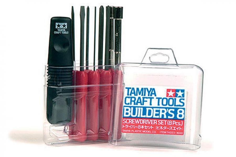 Builder's 8 ScrewDriver Set