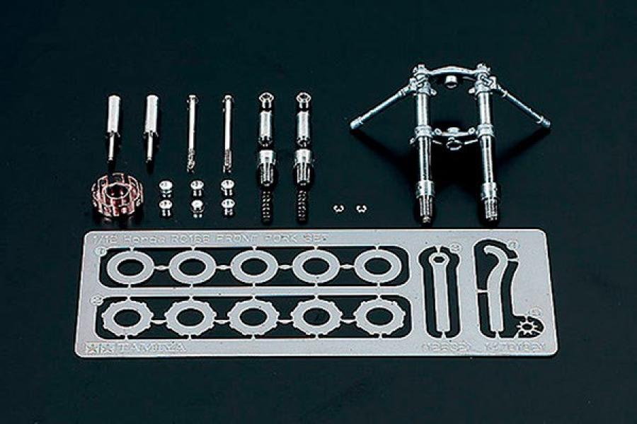 Tamiya 1/12 RC166 Clutch & Front Fork Set pienoismalli